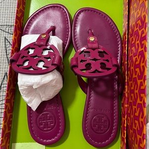 Tory Burch Miller Logo Sandal